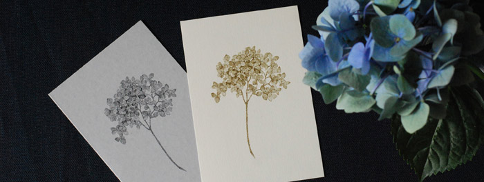 《つくり手ファイル》商品と一緒にお届け 藤井麻利絵さん「季節のポストカード」