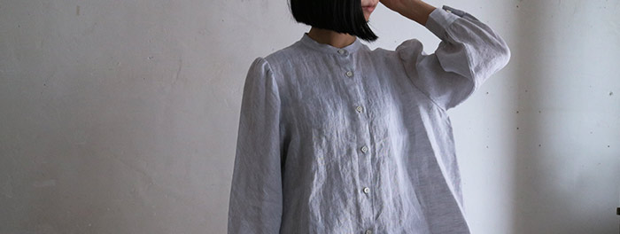 《予告》SALUÉパフスリーブシャツ(リネン)の受注会を行います