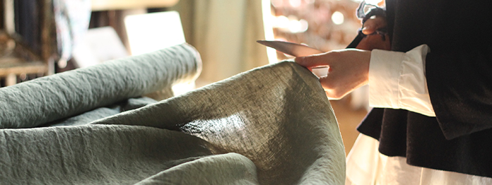 《リネンの部屋》ひとつのカーテンができるまで