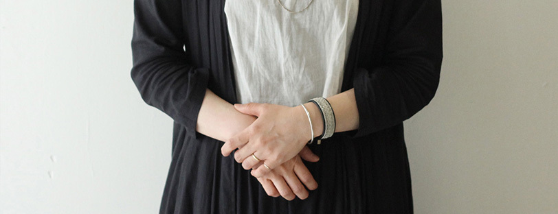 ☆新品☆ YOHEI NOGUCHI サーミブレスレット ナチュラル ベージュ