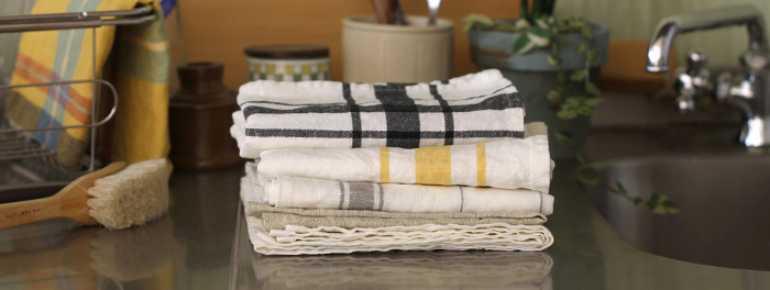 《リネンの部屋》贈りものにも。一枚でこんなに楽しい、リネンのキッチンクロス