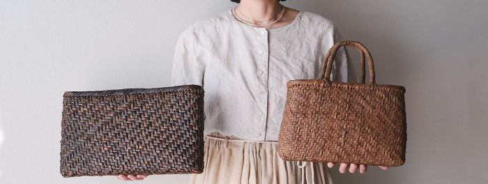 自分だけのかごを育てる。変化を愉しむ山ぶどうかご