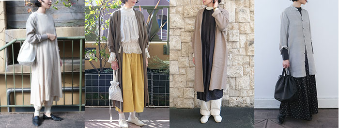 日々のおしゃれに重ねて楽しむ。シルクの重ね着特集